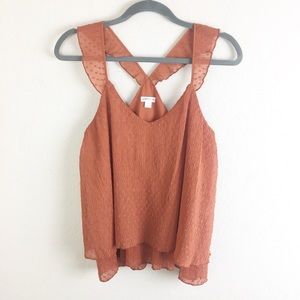 Mossimo Orange Crop Top